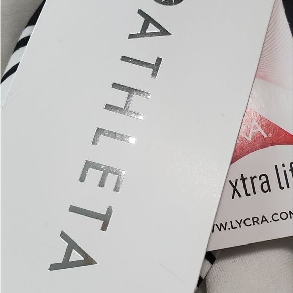 NWT Athleta Retro Palm Black & White Bikini Bottoms - Picture 7 of 8